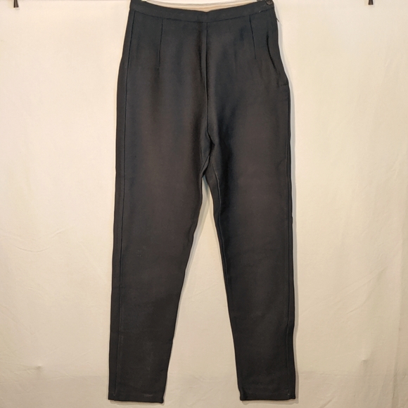 Vintage 1960's teal skinny pants - Picture 2 of 6